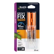 BOSTIK Epoxy FIX EXPRESS Syringe Εποξειδική Κόλλα, Πολλαπλών Χρήσεων, Δύο Συστατικών 25ml